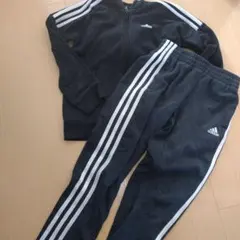 アディダスサイズ130cm ジャージセットアップ上下 サイドラインスウェット