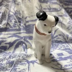 11cm ビクター犬　ニッパー君　陶器置物のサムネイル