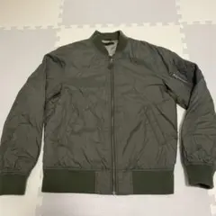 UNIQLO ダウン 上着 ジャケット カーキ Mサイズ