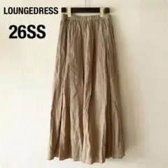 【26SS】リネンタックギャザースカートLOUNGEDRESSラウンジドレス今季のサムネイル