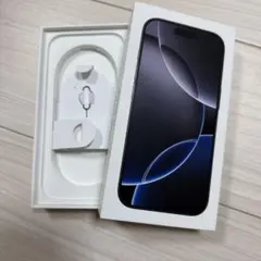 iPhone 16Pro 128GB ブラックチタニウム　空箱