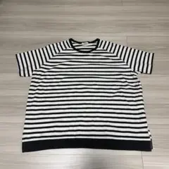 studio CLIP オーバーサイズ　ボーダー 半袖Tシャツ
