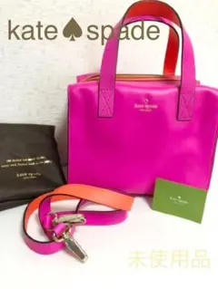 Kate spade pink スクエアバッグ 新品未使用