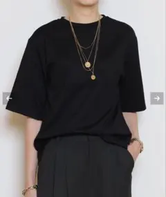 ☆美品☆ 【Col Pierrot/コル ピエロ】BIG Tシャツ　ブラックのサムネイル