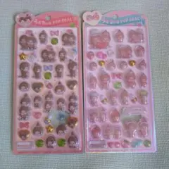 うるちゅるポップシール　モンチッチ　2種