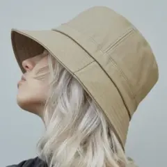 AIVER フェイクレザー バケットハット ベージュのサムネイル