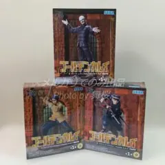 XrossLink ゴールデンカムイ 鯉登少尉 鶴見中尉 月島軍曹 フィギュア❸