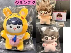 BTS ジョングク　5cm ぬいぐるみ　新品　マスター BTS ジョングク ぬいぐるみ 10cm 新品 マスターの通販 by