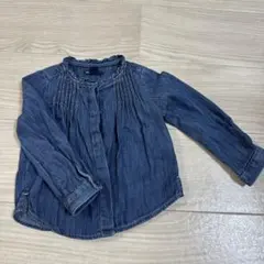 babyGap デニムフリル長袖シャツ 18-24ヶ月