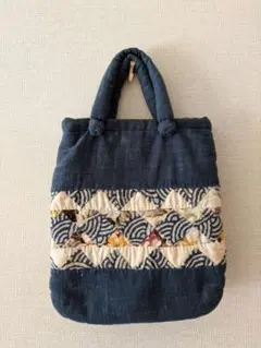 ハンドメイド　 パッチワーク バッグ