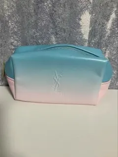 イヴサンローラン YSL ポーチ バレンタイン限定 ピンク ブルーのサムネイル