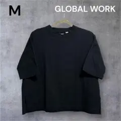 GLOBALWORK グローバルワーク ブラック 半袖 Tシャツ M インポート