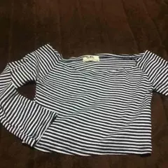 トップス オフィショル 肩だし へそだし