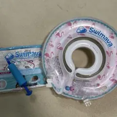 Swimava 首リング レギュラーサイズ フラミンゴ柄
