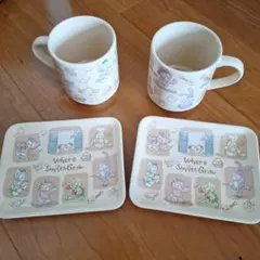 ディズニーシー　スーベニア　カップ　プレート　ウェアスマイルズグロウ　ダッフィー