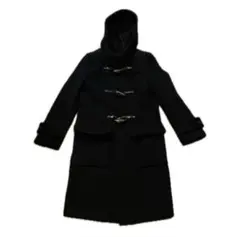 【未使用に近い】HYKE ダッフルコート ロング 3(L相当)ブラック定番人気✨ 2025年最新】hyke ダッフルコート 3の人気アイテム - メルカリ