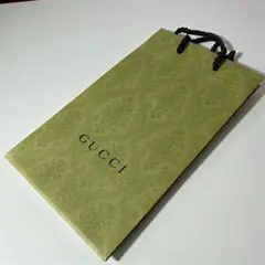 GUCCI エンボス加工 グリーンショッパー ショップ袋