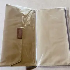 トラベラーズノート コットンジッパーケース(ベージュ)