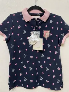 サマンサタバサ アンダー25 ゴルフ ロゴ ポロシャツ ブルー 新品