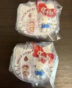 サンリオキャラクターズ　パッケージチャーム　キティ2個セット
