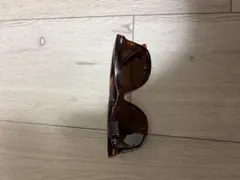 ブラウン ラウンド型 サングラス