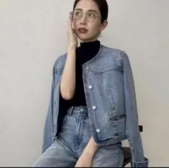 2025年最新】ノーカラーデニムジャケット アニュアンスの人気アイテム