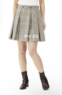 【サイズ0】 スナイデル ボックスプリーツミニスカート レディース ミニスカート