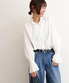 fig london レース 刺繍 ブラウス Olive bolero - メルカリ