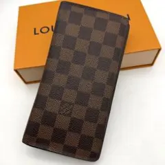 ルイヴィトン ダミエ エベヌ ポルトフォイユ ブラザ 長財布