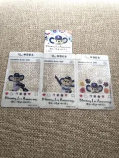 中日ドラゴンズ ドアラカード3枚　シール1枚