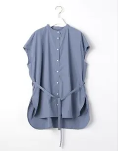 【A DAY IN THE LIFE】ベルト付き シャツチュニック　美品
