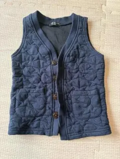 LB CLUB ネイビー キルティングベスト 110