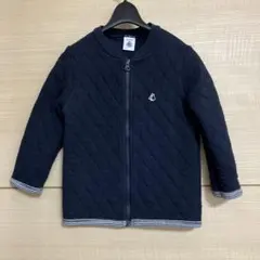 PETIT BATEAU キルティングジャケット ネイビー 24m/86cmのサムネイル