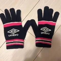 umbro 手袋ネイビー ピンク