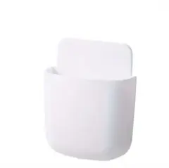 壁掛け収納ラック 多機能 リモコン 携帯電話 粘着式 プラスチック 収納ボックスのサムネイル