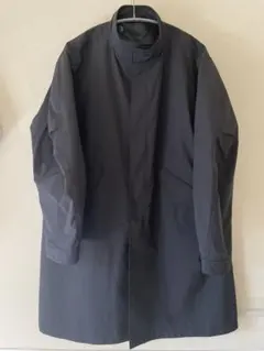 ユニクロ ウィンドプルーフ2wayコート ブラックL