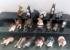 ハムスター　ネズミ ウサギなど チョコエッグ チョコQ 海洋堂　19体