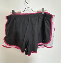 【NIKE】ナイキ DRI-FIT ショートパンツ 黒×ピンク 希少2XL