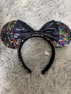 ディズニー ミニー カチューシャ レインボー スパンコールのサムネイル