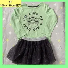 4T スターウォーズ 長袖Tシャツ スカート セットアップ レギンス トップス