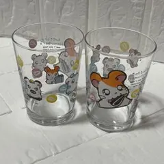ハム太郎 ガラスコップ 2個セット