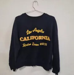 FOREVER 21　ネイビー スウェット Sサイズ 裏起毛