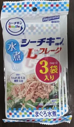 匿名便送料込　はごろもフーズ シーチキンSmile 水煮Lフレーク（3袋入）のサムネイル