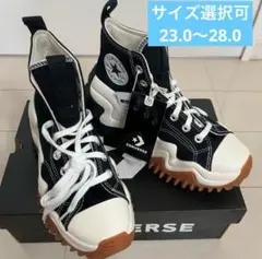 CONVERSE ランスターモーション 24㎝ 黒 ブラック 新品 コンバース ランスター モーション ブラック 24 5cm