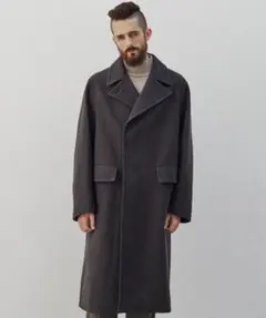 LIDNM Super140s Officer Coat 20aw