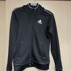 adidas ブラック フルジップジャケット