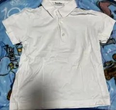 familiar 半袖 白シャツ 襟付き 110 ファミリア