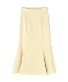 NATURAL BEAUTY BASICパネル切替マーメイドスカート（イエロー）