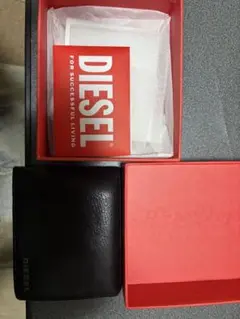 DIESEL ブラック 二つ折り財布