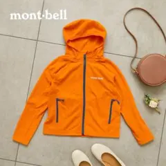 montbell トレールアクション パーカ Kid's 130 オレンジ